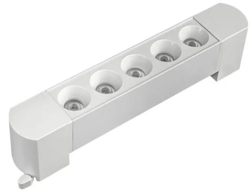 Светильник TRK-104 трековый однофазный линейный линзованный 10Вт белый картинка 